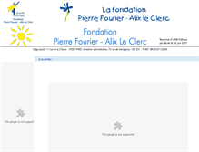 Tablet Screenshot of fondation-pfalc.eu